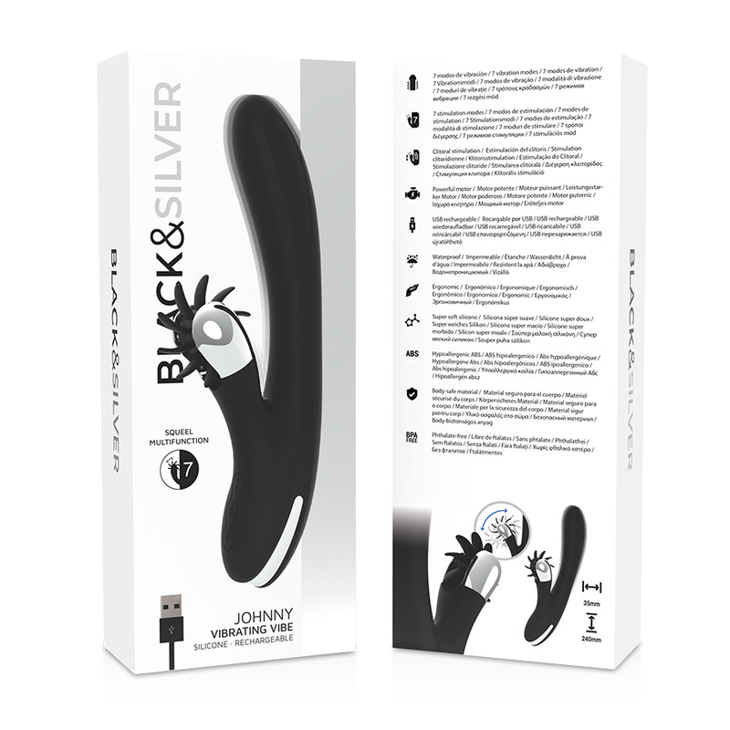 BLACK&SILVER – Bunny Johnny vibráló szexjáték - Image 8
