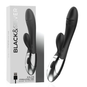 BLACK&SILVER - intenzív vibrátor érzéki masszázshoz