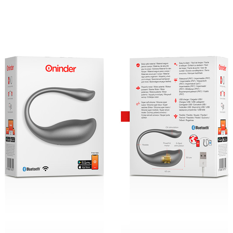 ONINDER Nairobi – fekete vibráló tojás ingyenes appal - Image 6