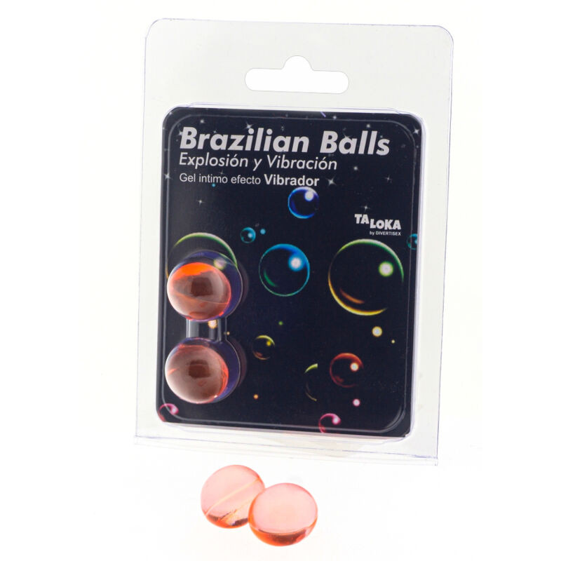 TALOKA – izgató vibráló gél 2 brazil golyóval
