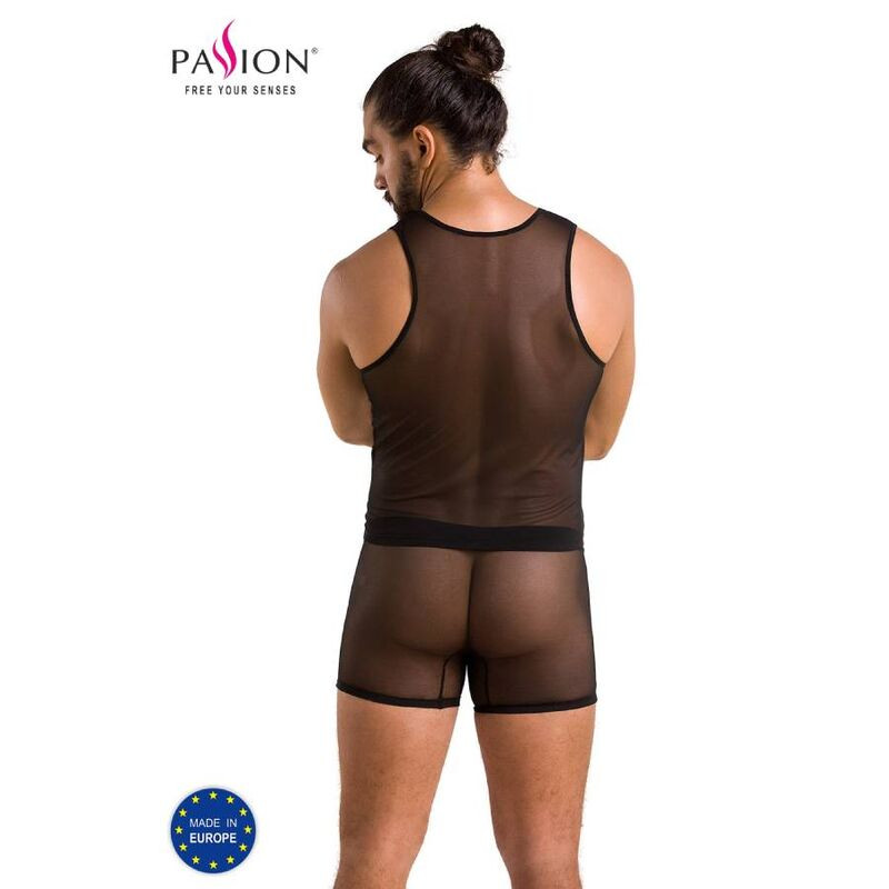 PASSION 054 OSCAR – érzéki fekete fehérnemű szett L/XL - Image 2