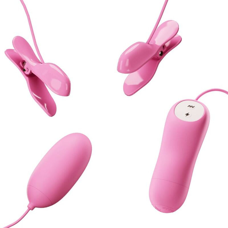 PRETTY LOVE - vibráló csipesz pink elektrosokk funkcióval - Image 5