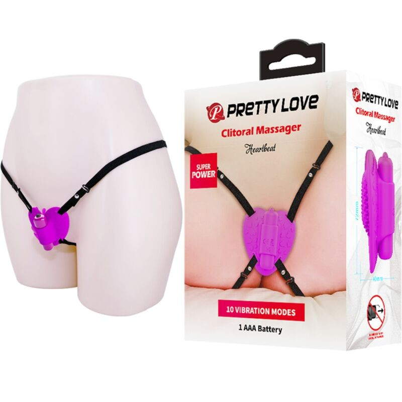 PRETTY LOVE – 10 vibrációs módos csiklóizgató lila