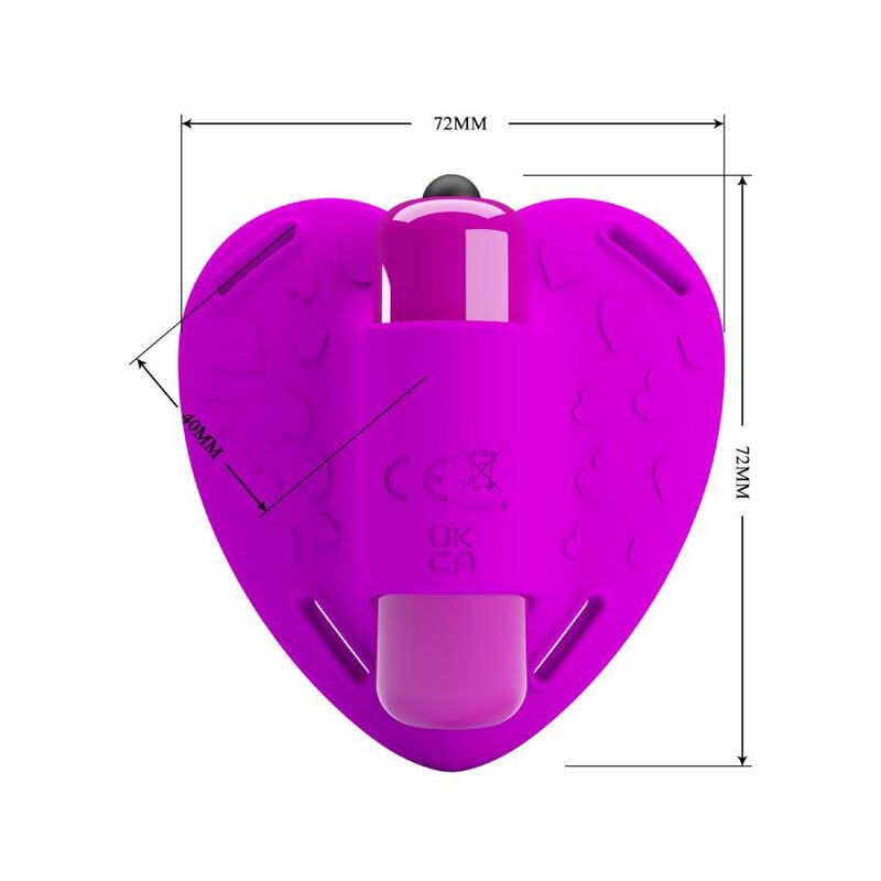 PRETTY LOVE – 10 vibrációs módos csiklóizgató lila - Image 5