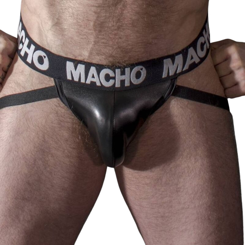 MACHO MX25NC – prémium bőr jockstrap férfiaknak
