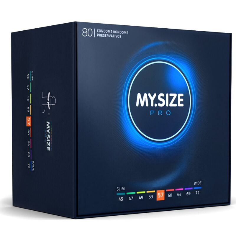 MY SIZE – prémium 57 mm-es pro óvszer, 80 db-os csomag