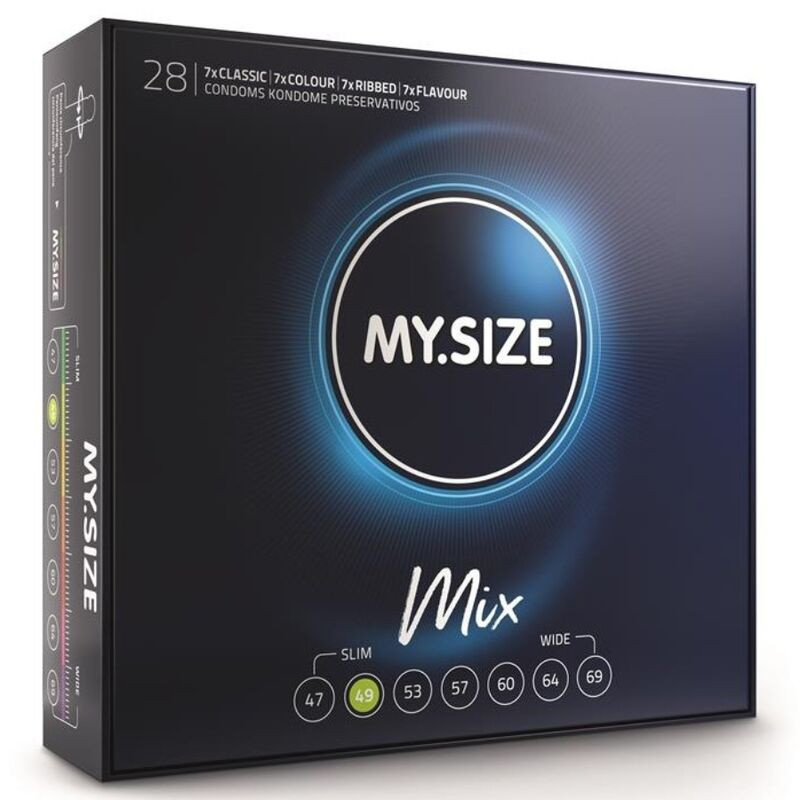 MY SIZE - MIX óvszer 49 mm, 28 db-os készlet
