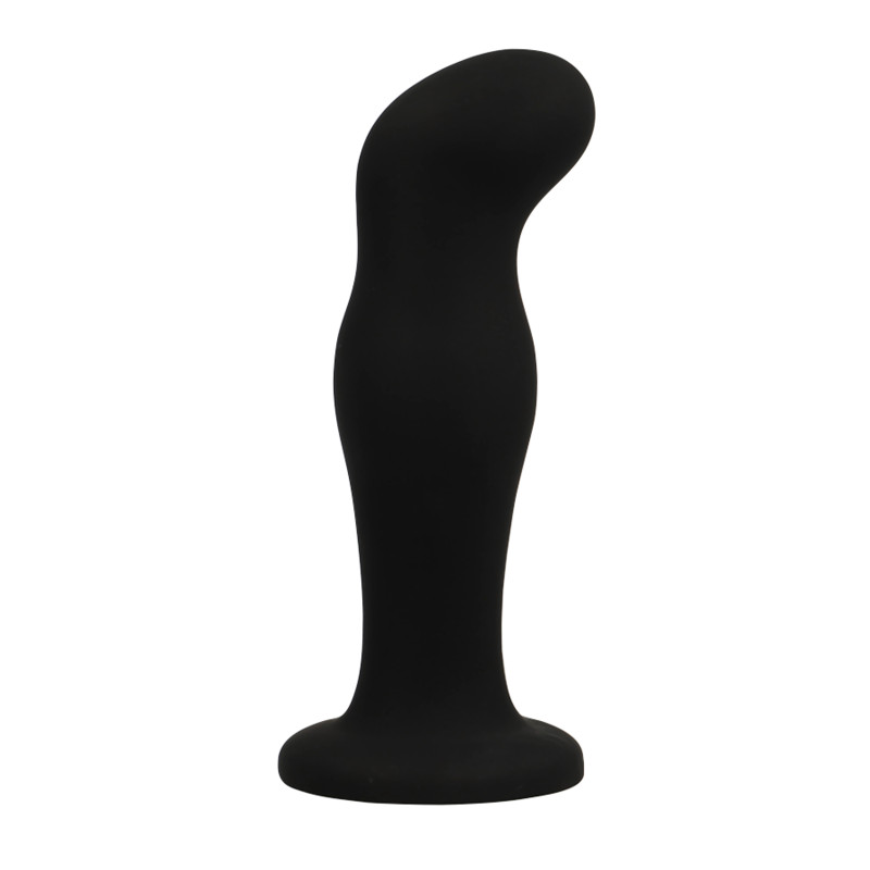 BLACK&SILVER – prémium szilikon fekete anális plug - Image 2