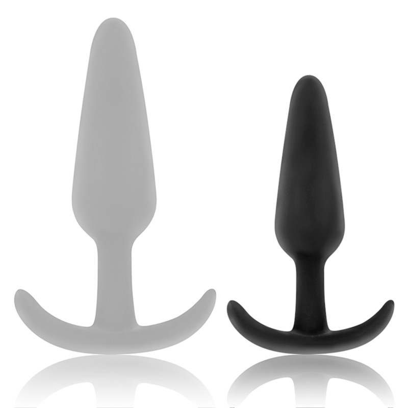 BLACK&SILVER - Hansel szilikon anális plug kis fogantyúval - Image 4