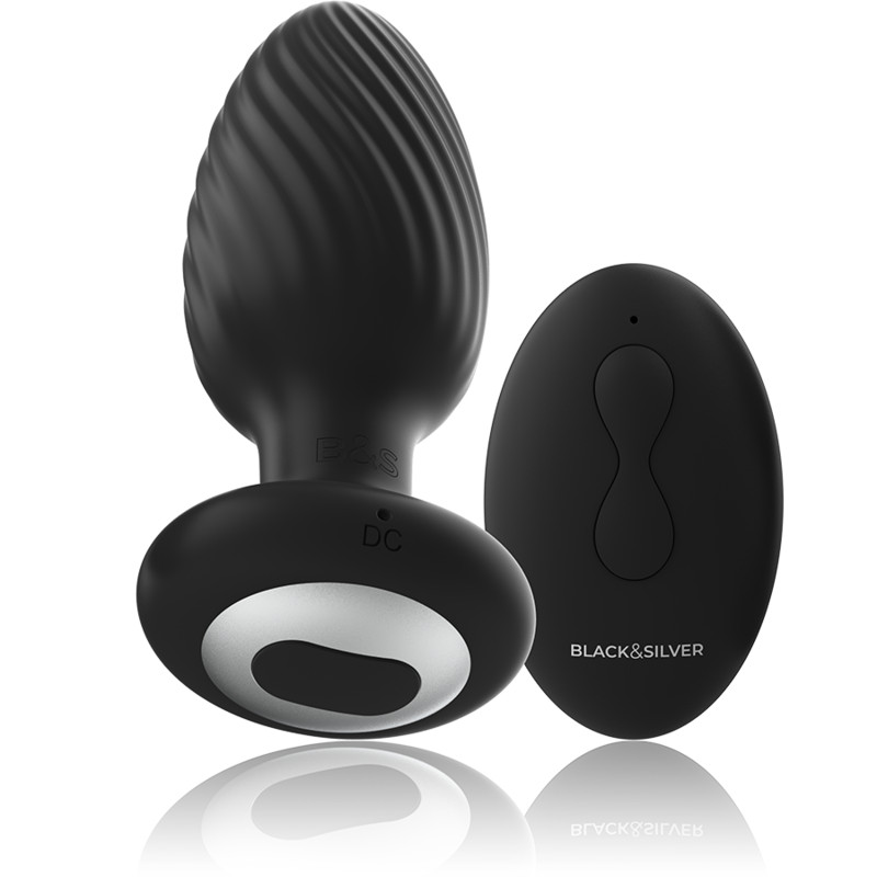 BLACK&SILVER – szilikon anál vibrátor távirányítóval - Image 2