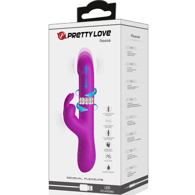 Pretty Love Reese – lila forgó vibrátor - Image 10