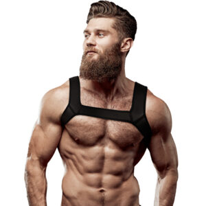 Fetish – neopréne mellszíj férfiaknak (L)