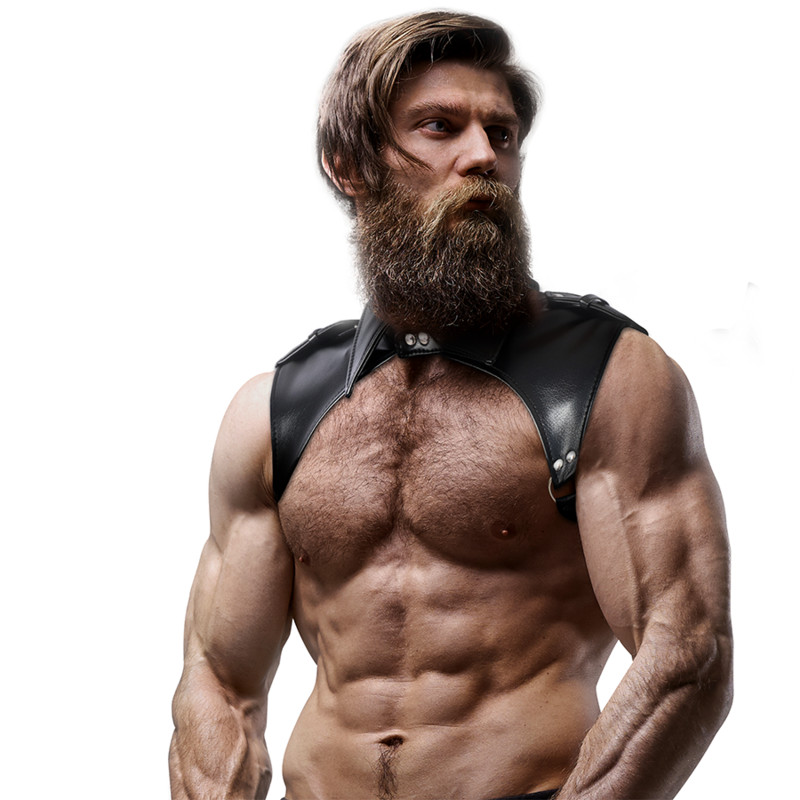Fetish Submissive - állítható eco-bőr nyakhám férfiaknak - Image 3