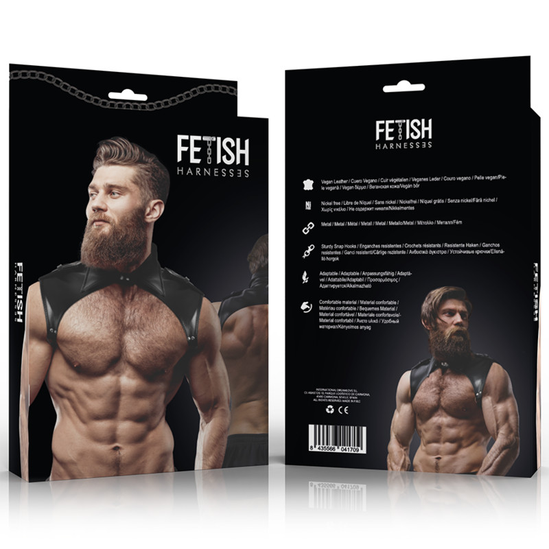 Fetish Submissive - állítható eco-bőr nyakhám férfiaknak - Image 4