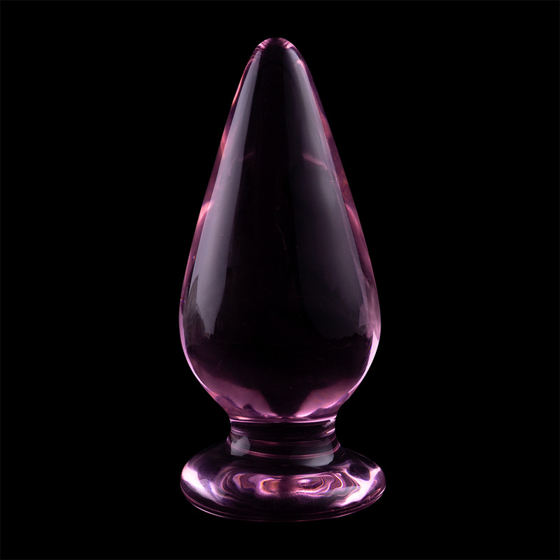Ibiza Nebula 4 – prémium boroszilikát análplug, 11 cm rózsaszín - Image 6