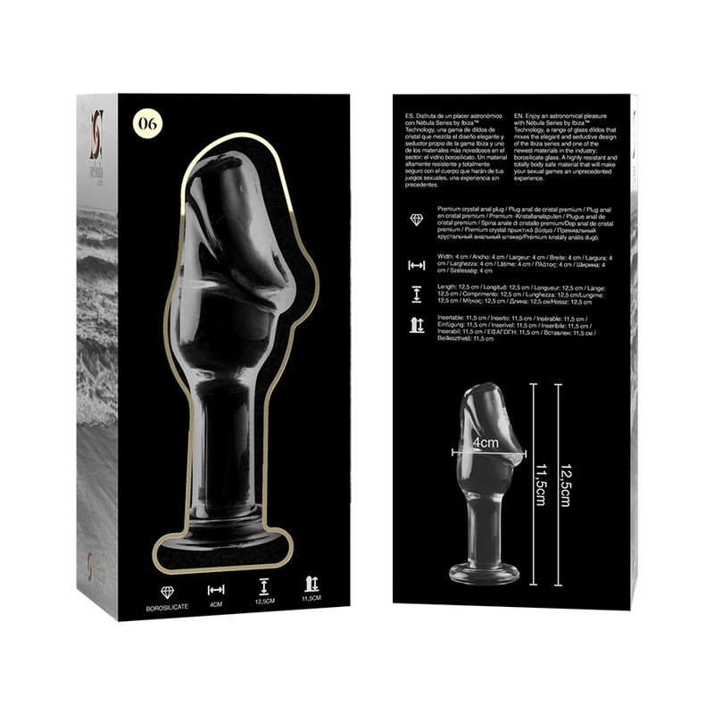 Ibiza Nebula 6 – Prémium boroszilikát üveg anál dugó 12,5 cm - Image 4