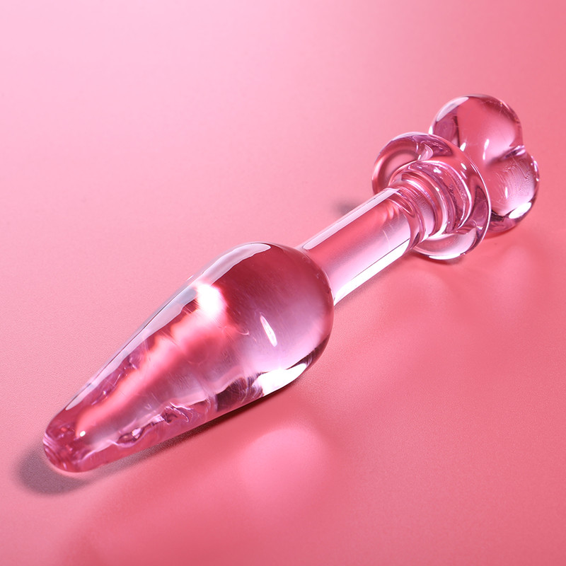 Ibiza Nebula Series – üveg anál Plug, 13,5 cm rózsaszín - Image 5