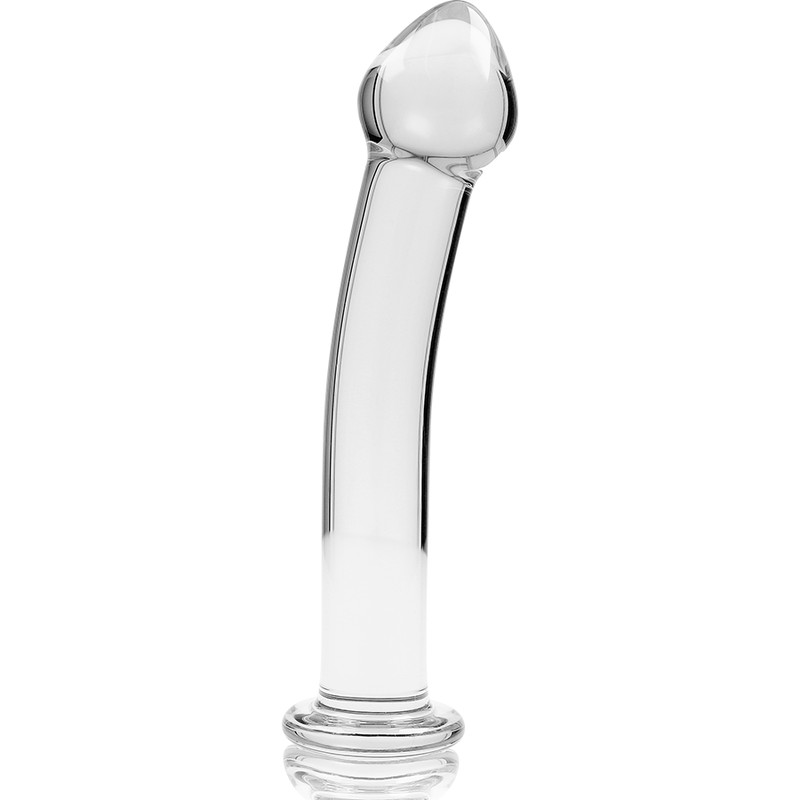 Ibiza Nebula 11 – átlátszó boroszilikát üveg dildó 16 cm - Image 2