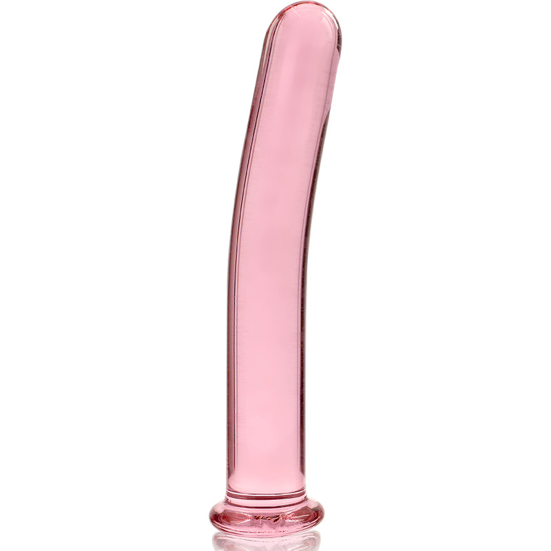 Ibiza Nebula 17 – prémium üveg dildó, 18,5 cm rózsaszín - Image 2