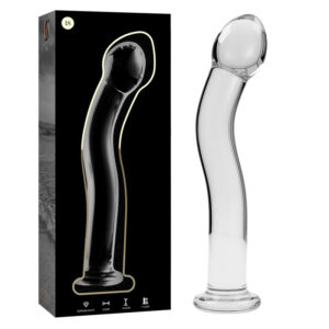 Ibiza Nebula Series – prémium boroszilikát üveg dildó 18,5 cm