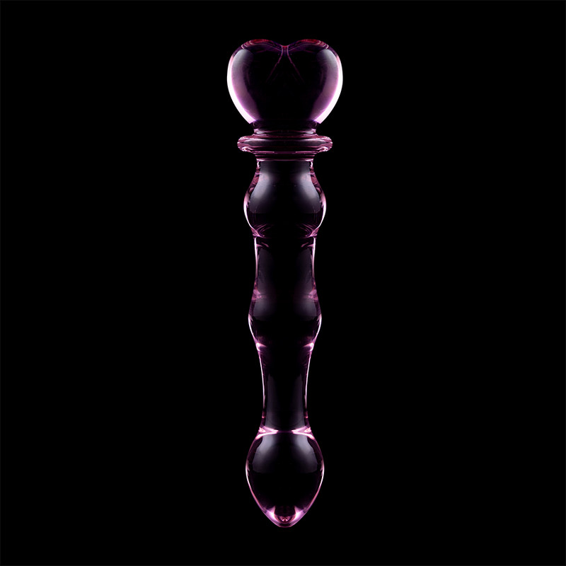 IBIZA Nebula – boroszilikát üveg dildo, 20,5 cm rózsaszín - Image 6
