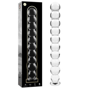 Ibiza Nebula 22 – Prémium boroszilikát üveg dildo 21,5 cm