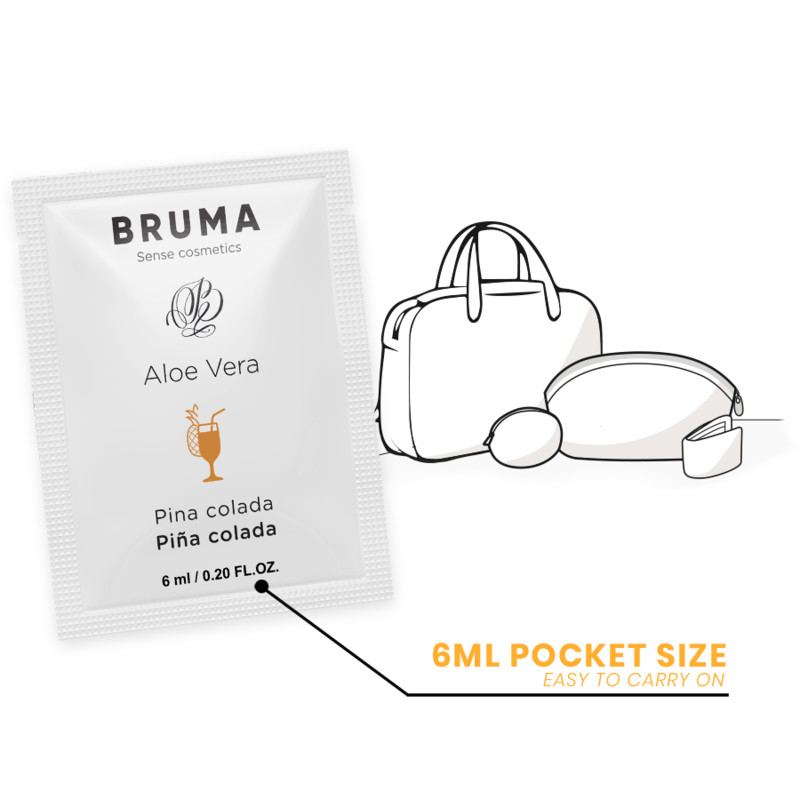 BRUMA – Aloe Vera síkosító gél Pina Colada ízben - Image 4