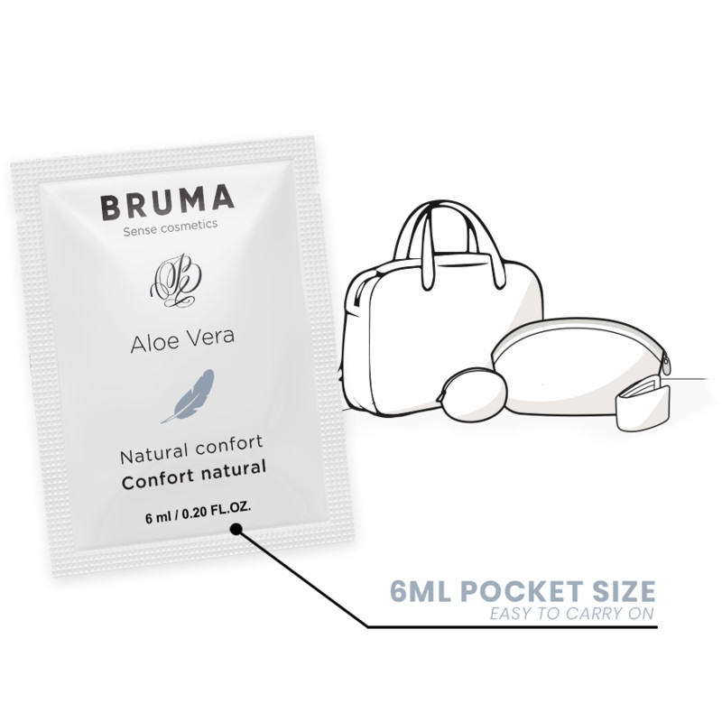 Bruma Aloe Vera – természetes síkosító gél (6 ml) - Image 6