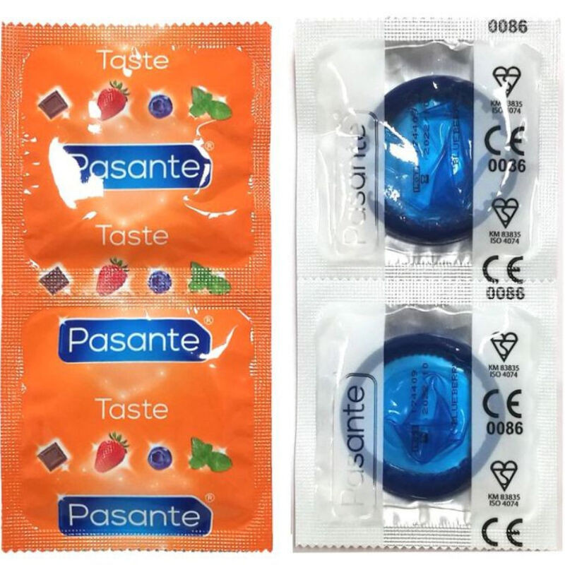PASANTE - Áfonyás óvszerek 144 darabos kiszerelésben