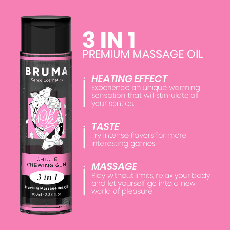 BRUMA - prémium masszázsolaj rágógumi 3 az 1-ben - 100 ml - Image 4