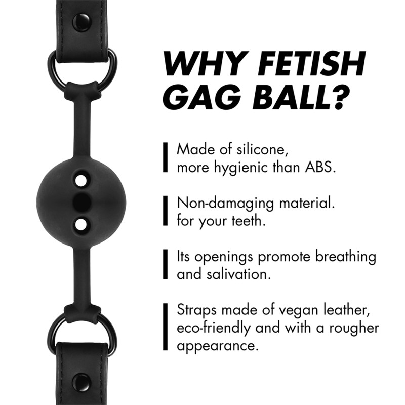 Fetish Bondage – légáteresztő szilikon golyós buksza - Image 4