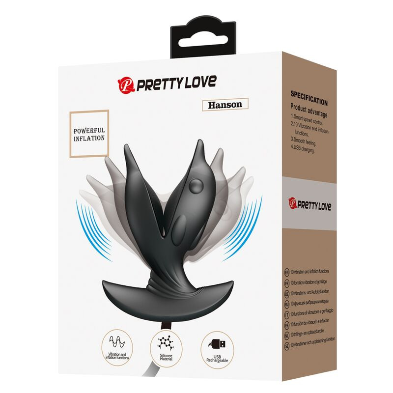 Pretty Love – felfújható és újratölthető anál dugó - Image 10