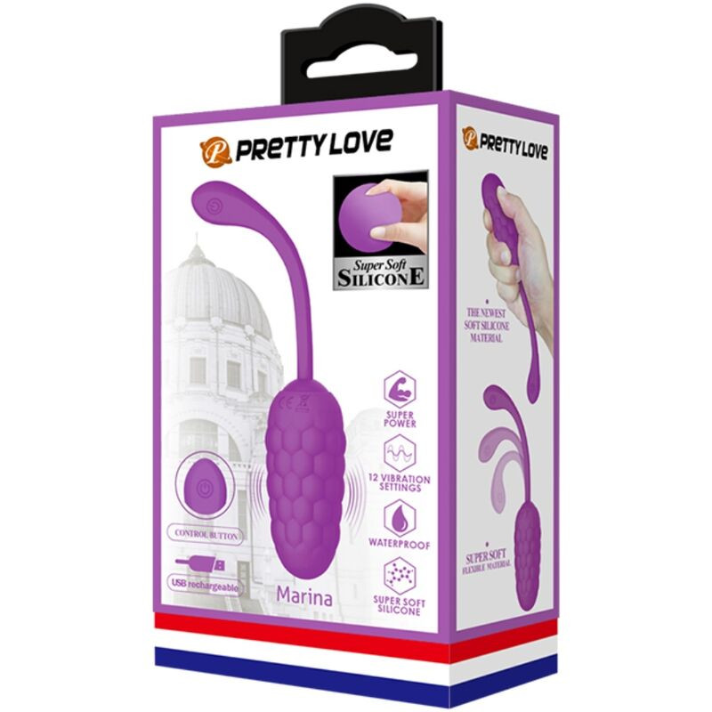 PRETTY LOVE – rezgő tojás újratöltő tengeri textúrával - Image 9