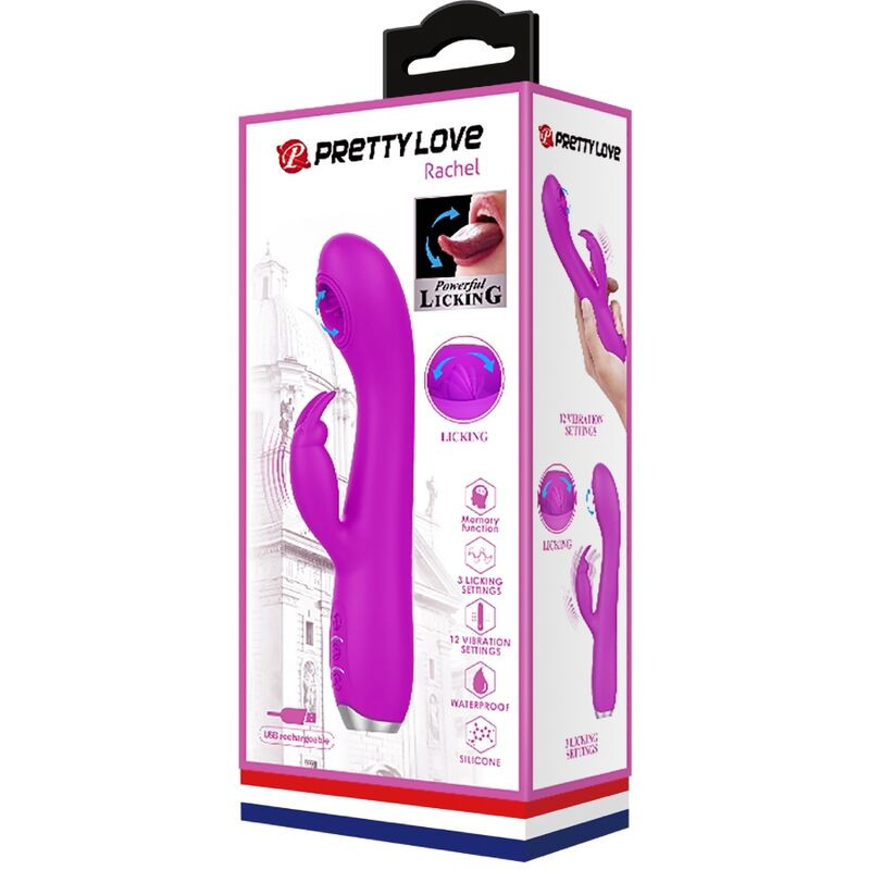 PRETTY LOVE - újratölthető vibrátor stimuláló hullámokkal - Image 10