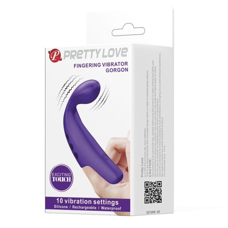 PRETTY LOVE - újratölthető ujjvibrátor, érzéki kényeztetéshez - Image 10