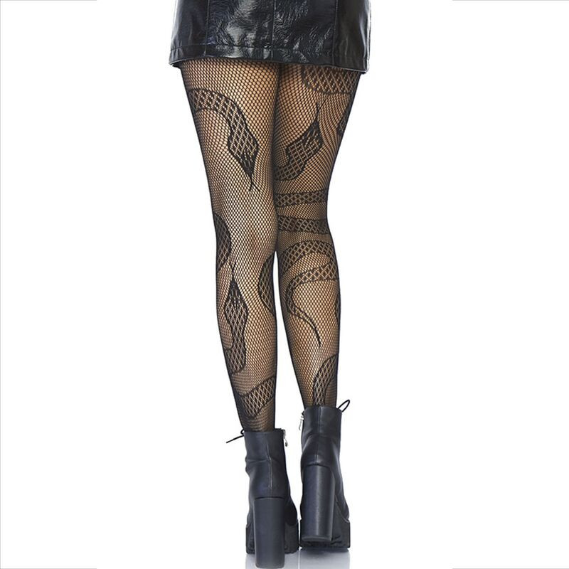 LEG AVENUE - hálós fekete harisnyanadrág - Image 2