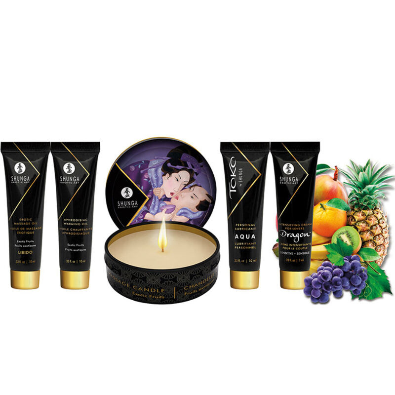 SHUNGA – egzotikus gyümölcs aromájú masszázsolaj - Image 2