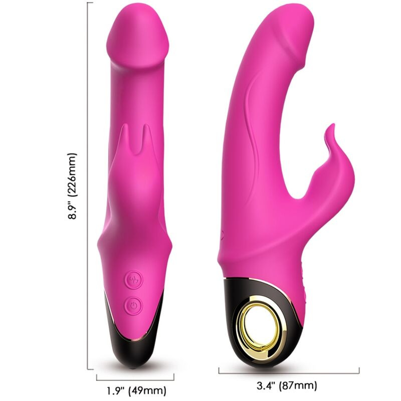 ARMONY Meteror – forgó vibrátor nyuszi stimulátorral