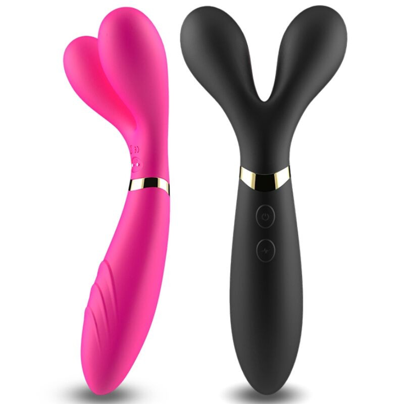 ARMONY Y-WAND – dupla fejű masszírozó és vibrátor, fekete - Image 4