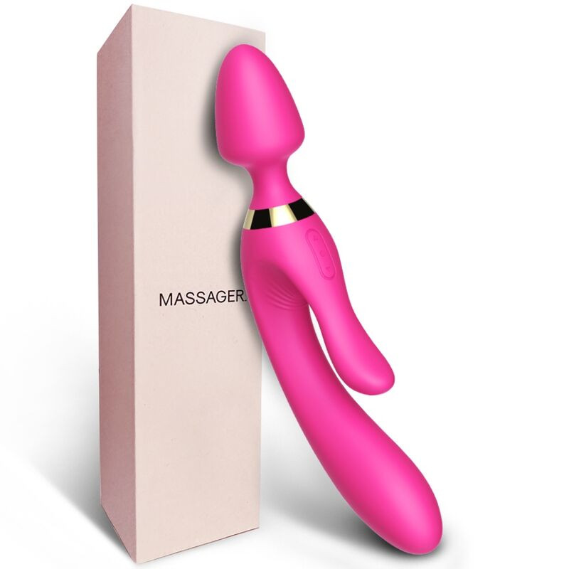 ARMONY – prémium nyuszis vibrátor és masszírozó fukszia színben - Image 4