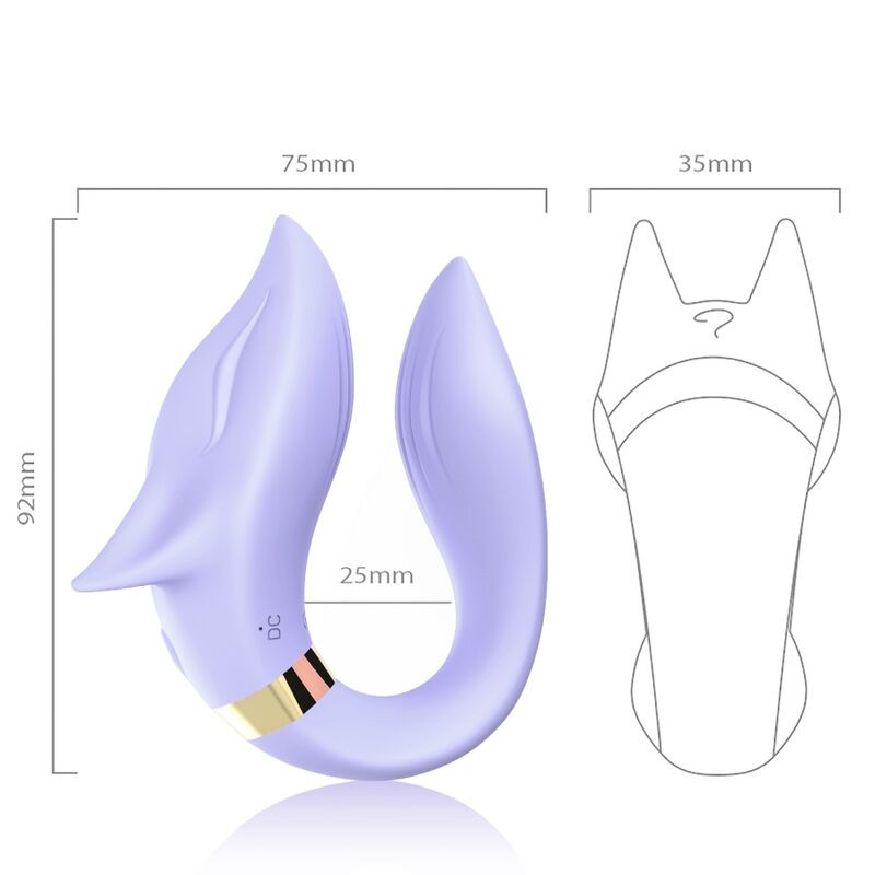 ARMONY – páros vibrátor távirányítóval, lila - Image 3