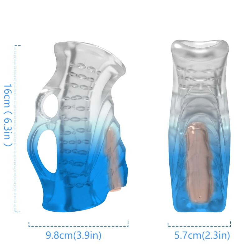 ARMONY – ujjvibrátor és maszturbátor kék árnyalatban - Image 3