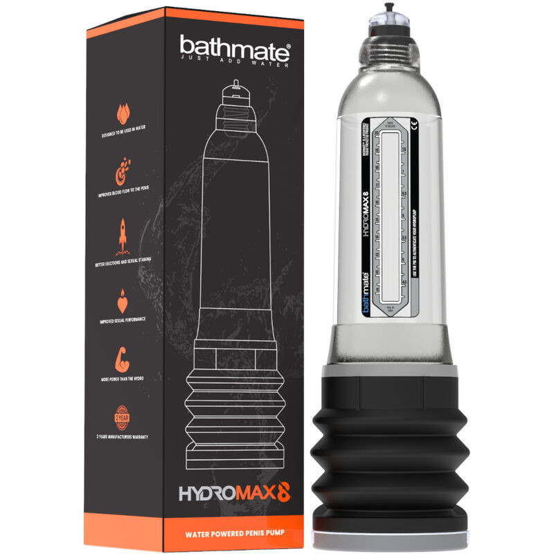Bathmate Hydromax 8 – prémium vízálló péniszpumpa
