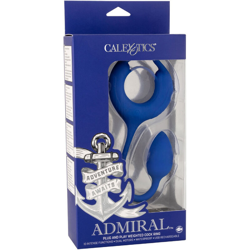 CALEXOTICS – súlyozott péniszgyűrű kék színben - Image 6