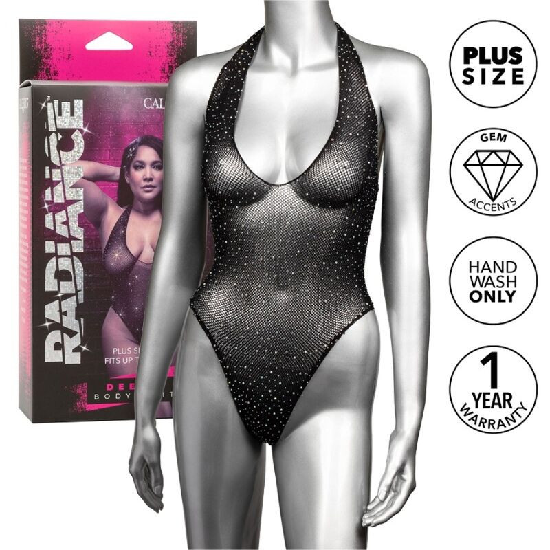 CalExotics - Radiance vállpántos ráncolt melltartó, XL méret