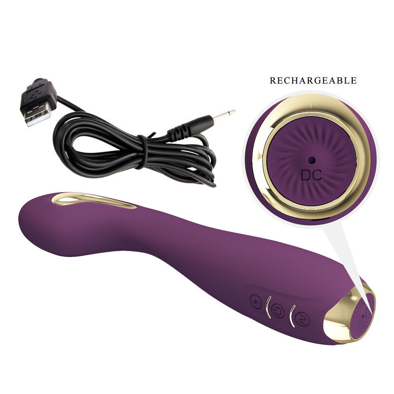 PRETTY LOVE – app vezérlésű elektromos vibrátor, lila - Image 6