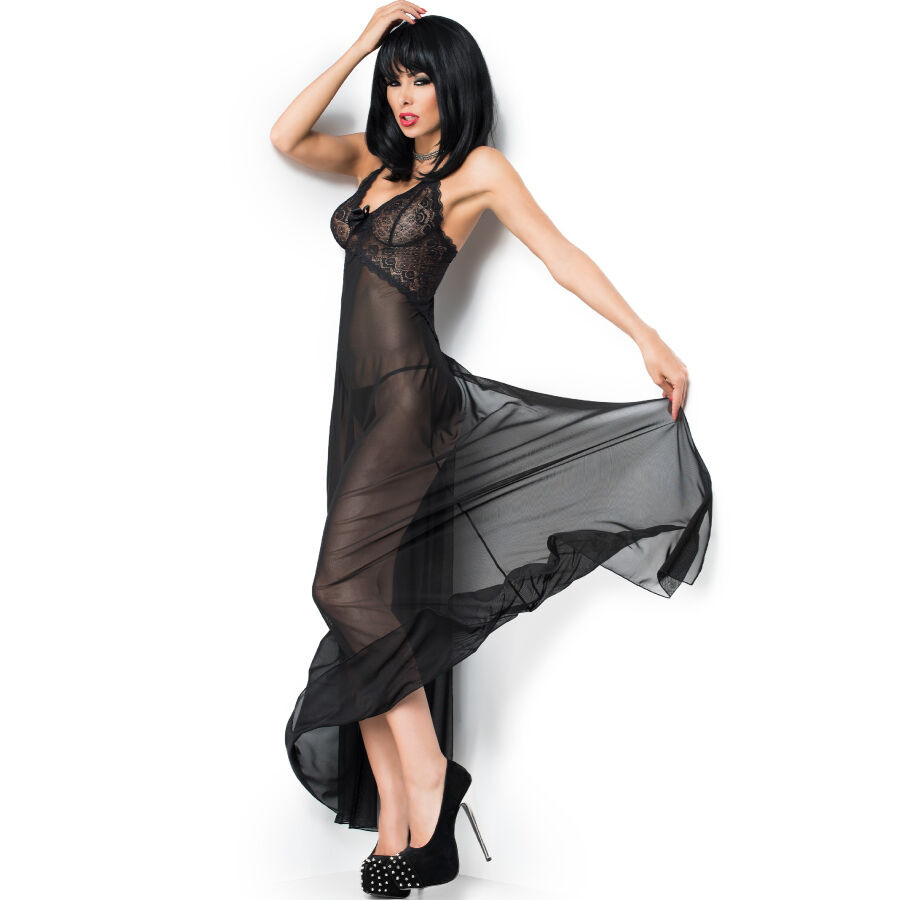 CHILIROSE – fekete babydoll S/M, érzéki és stílusos - Image 3
