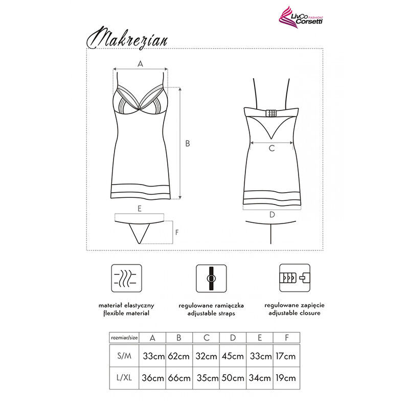LIVCO CORSETTI FASHION – érzéki fekete ing és tanga - Image 5