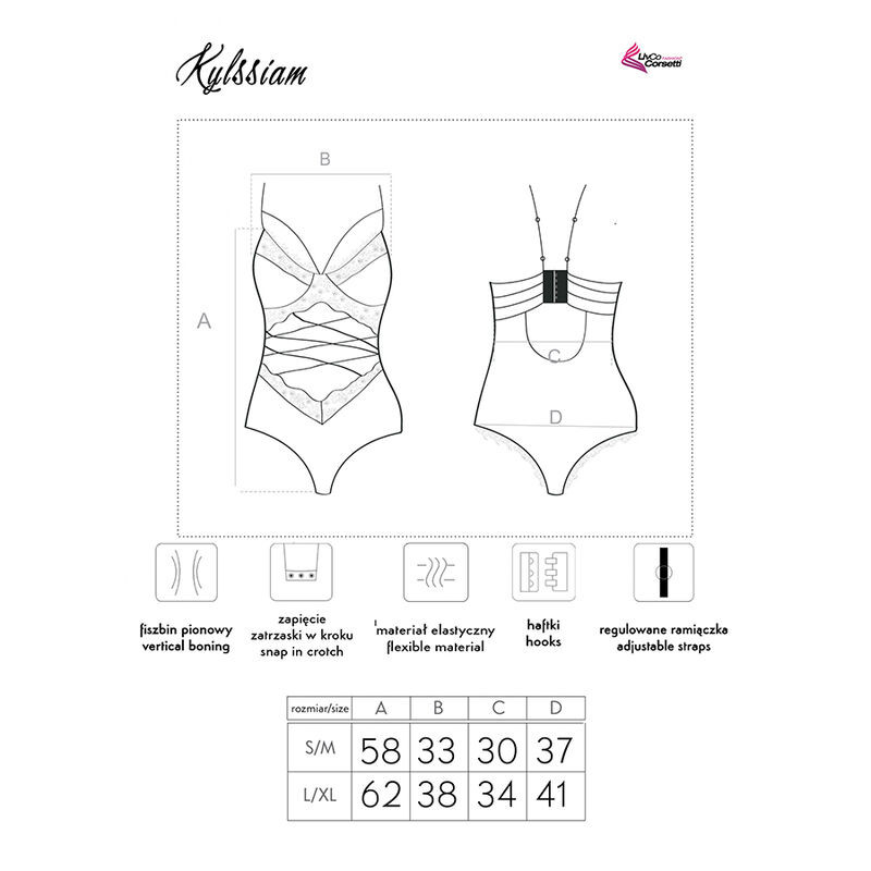 LIVCO CORSETTI FASHION - érzéki fekete body női esszencia - Image 4