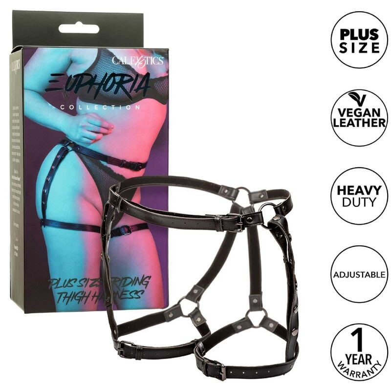 CALEXOTICS Euphoria – extra méretű combharness vibrátorhoz - Image 2